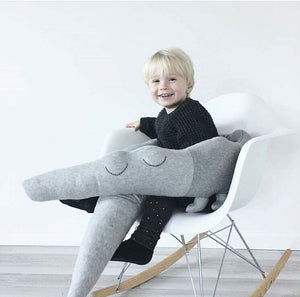 Crocodile Stuffed Toy & Crib Cushion- Nursery Decor