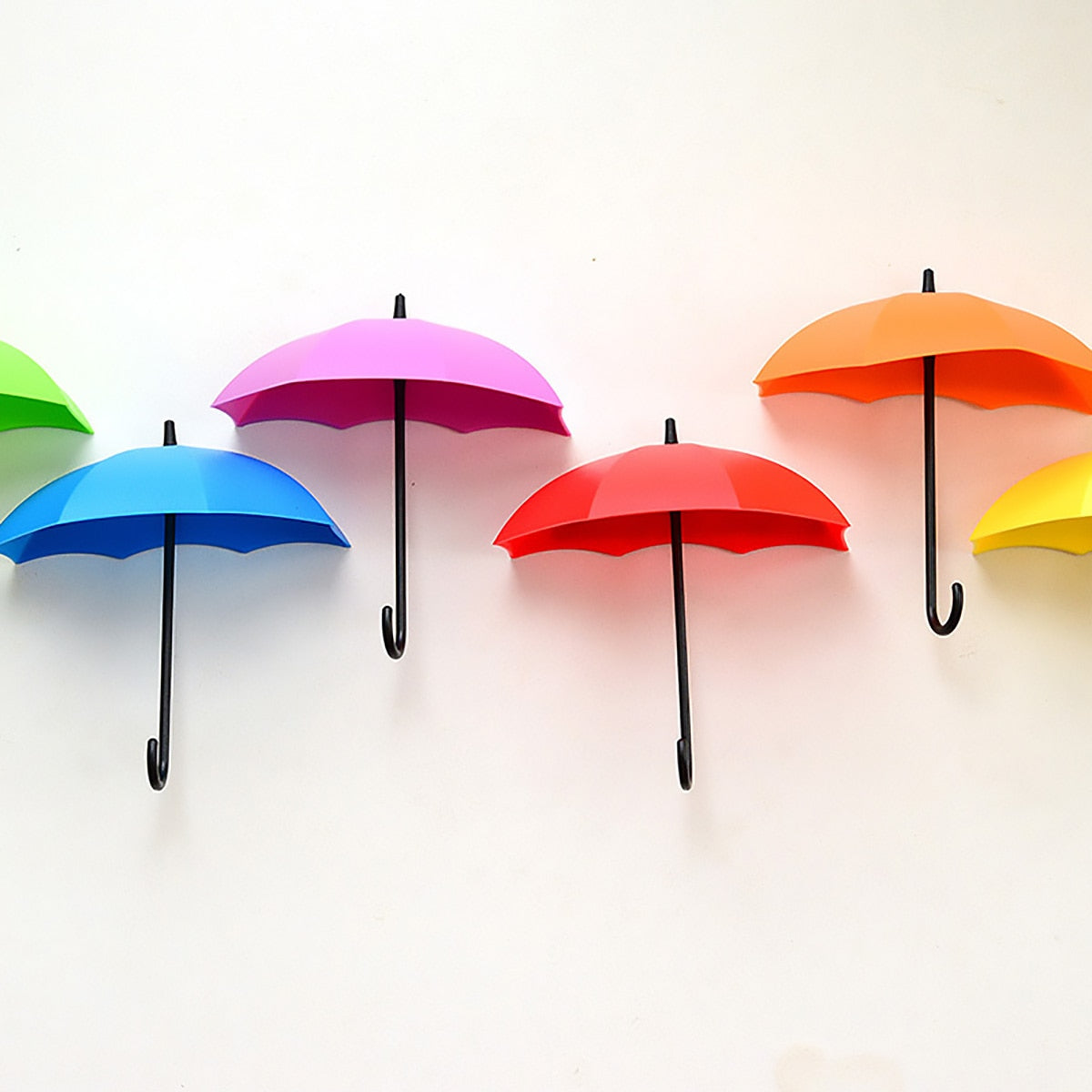 Decorative Umbrella Wall Hooks (3Pcs)