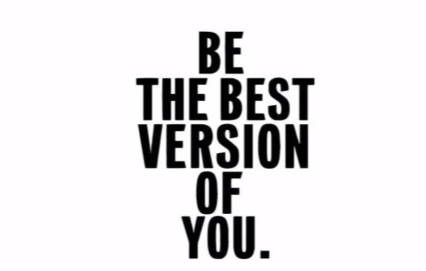 "Be The Best Version..." Motivational Quotes Vinyl Wall Decals