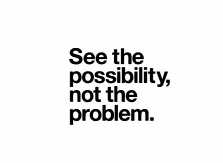"See The Possibility..." Motivational Quote Vinyl Wall Decals