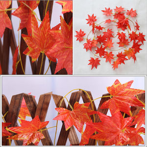 Autumn Leaves Vine Faux Foliage Holiday Decorations Ideas Home Decor ideas