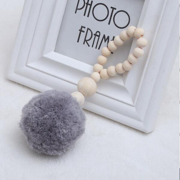 Nordic Wooden Beads Wall Decor/ Photography Props/ Curtain Holder