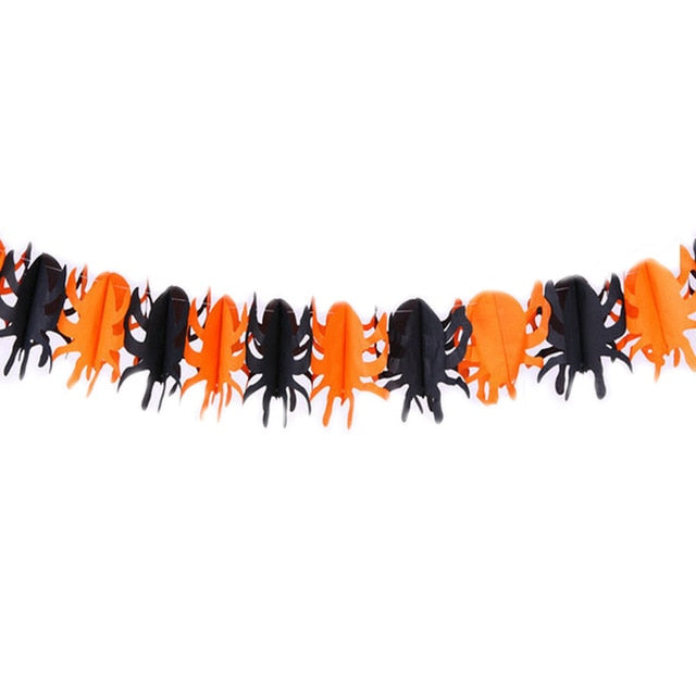 Halloween Paper Streamers Haunted House Prop Decorations