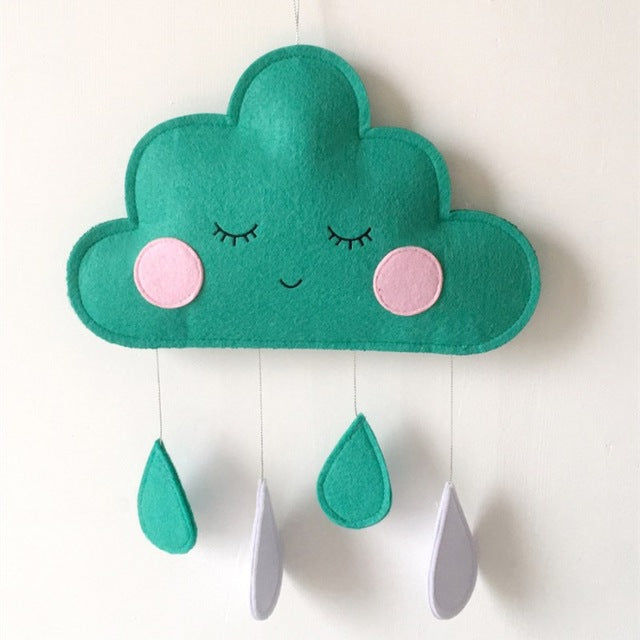 Cloud Raindrop Hanging Wall Decor
